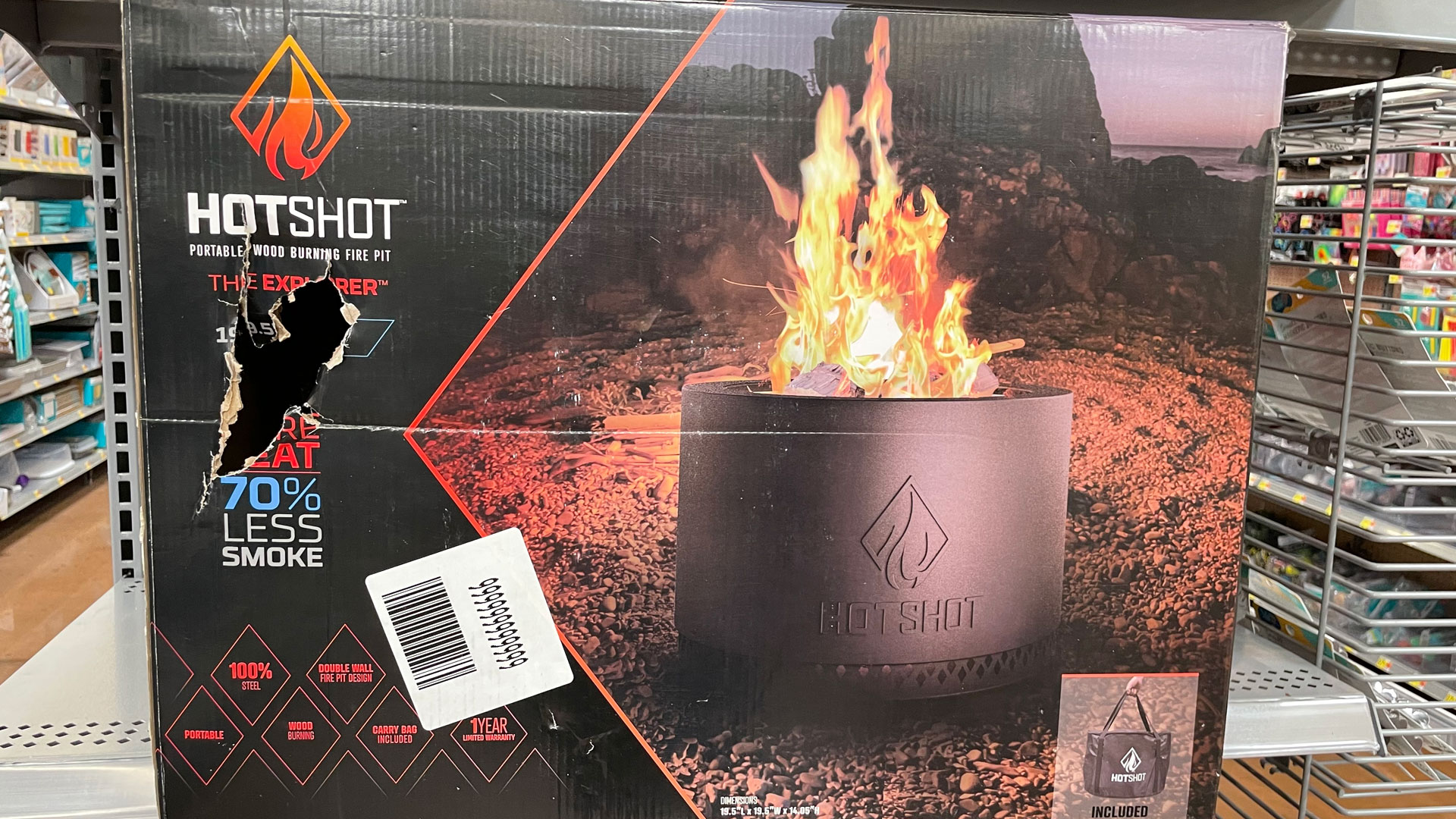 hotshot explorer fire pit walmart